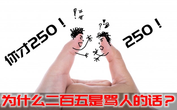 為什么二百五是罵人的話,別人罵你250怎么反駁