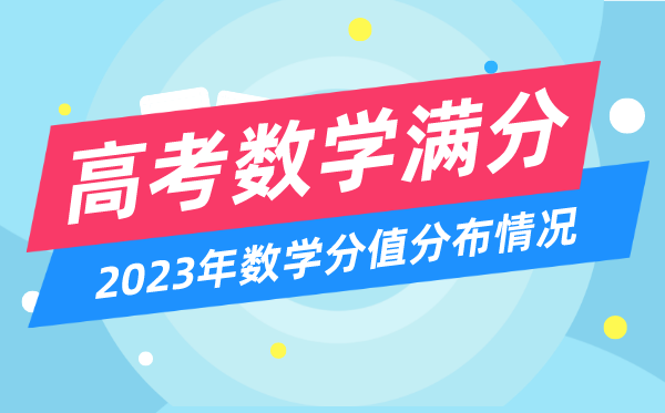 高考數(shù)學(xué)滿分多少分,2023年高考數(shù)學(xué)分值分布情況一覽表