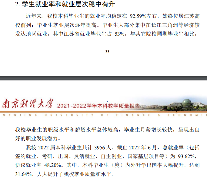 南京財(cái)經(jīng)大學(xué)就業(yè)率及就業(yè)前景怎么樣,好就業(yè)嗎？