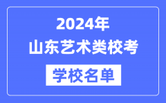 2024年山東具有藝術(shù)類專業(yè)校考資